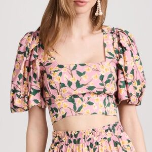 Moon River Pink Floral top